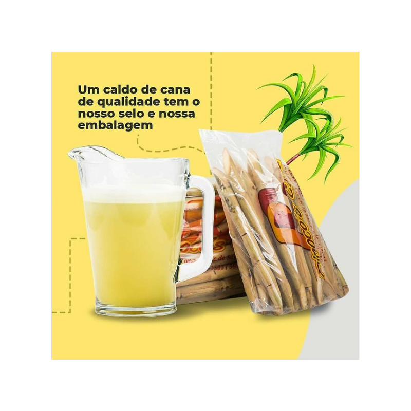 2 pinocos cana embalada sanitizada pacotes 20kg 10kg pinocos
