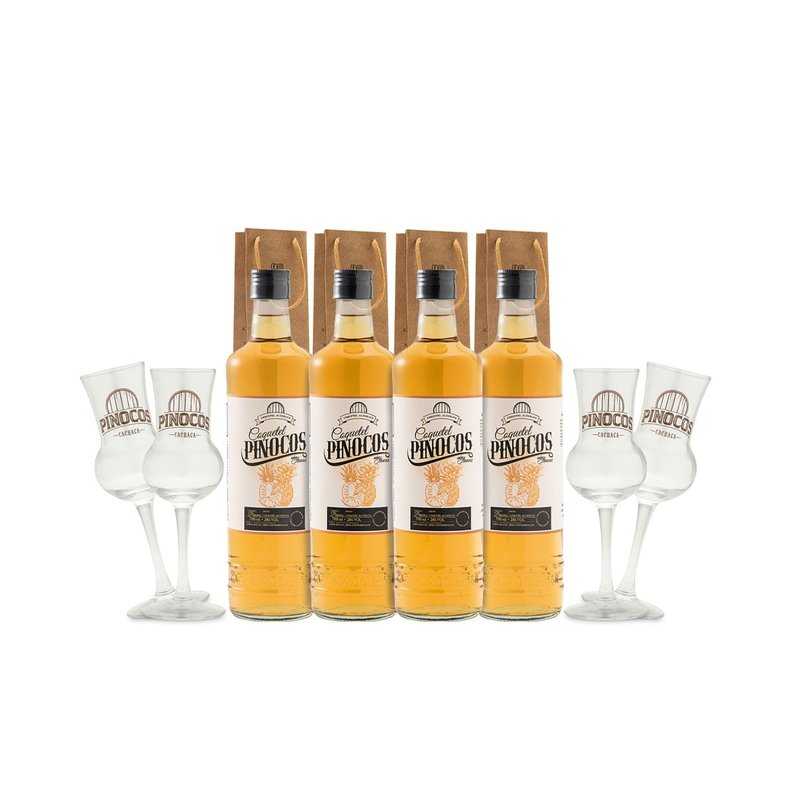 4 cachaca 4 tacas artesanal abacaxi 700ml pinocos