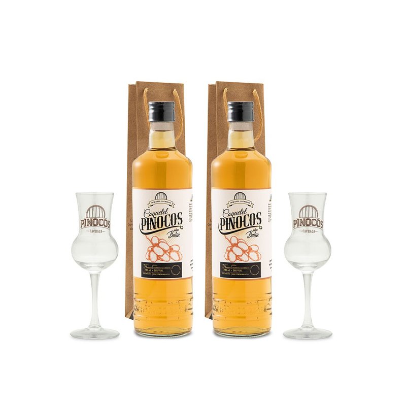 2 cachaca 2 tacas artesanal butia 700ml pinocos
