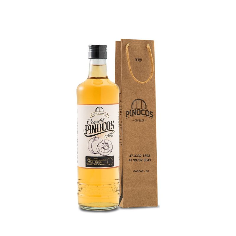 1 cachaca artesanal ameixa 700ml pinocos