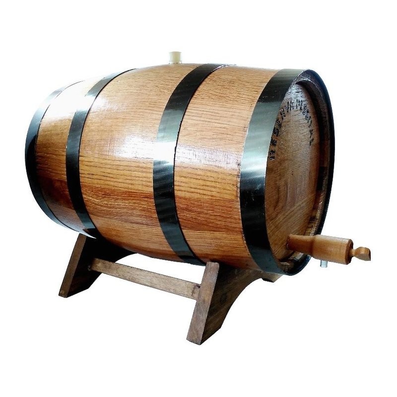 barril de madeira de carvalho 10 litro cachaca cachacaria pinocos lado