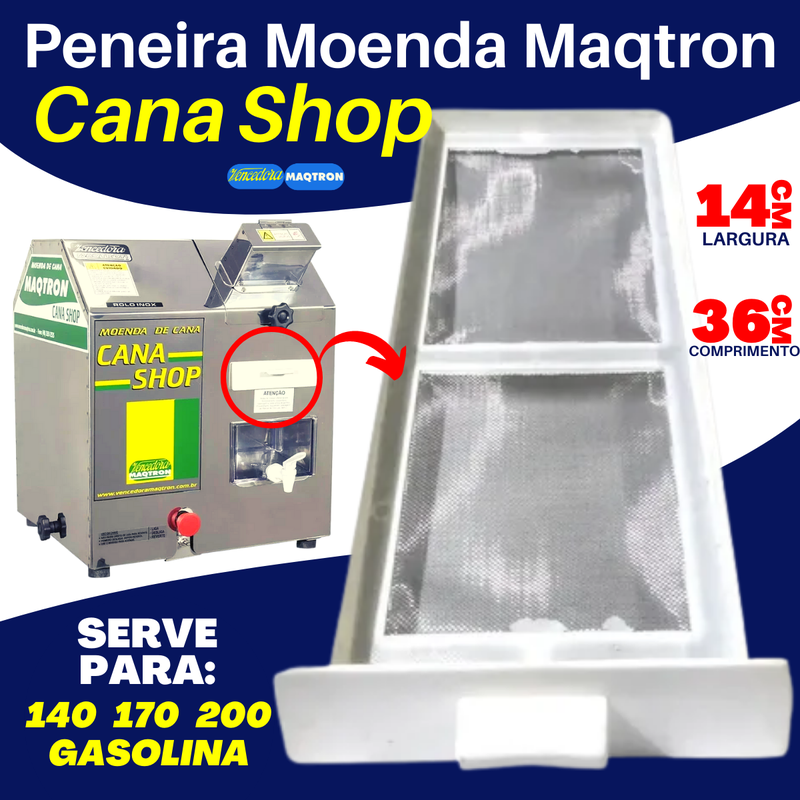 1 peneira moenda maqtron cana shop 140 170 200 estac pinocos cana
